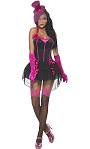 Costume Robe Cabaret Burlesque F1Existe en :XS,S,M