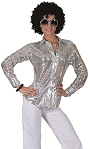 Costume Chemise disco argent F1Existe en :36-38,40-42,44-46