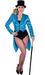 Costume Frac bleu Luxe F1Existe en :XS,S,M,L