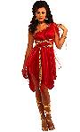 Costume D�esse rubis rougeExiste en :S-L(Une seule taille)