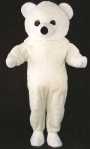 Costume Mascotte Ours Blanc M2Existe en :TU(Une seule taille)