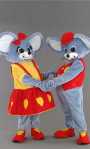 Costume Mascotte Souris M4Existe en :HOMME,FEMME