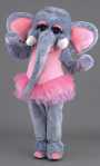 Costume Mascotte El�phant Rose Tutu M3Existe en :TU(Une seule taille)