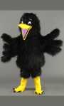 Costume Mascotte Canard Noir M2Existe en :TU(Une seule taille)