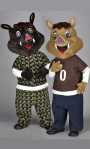 Costume Mascotte Sanglier M1Existe en :MARRON,BEIGE