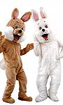Costume Mascotte Lapin M6Existe en :BEIGE,BLANC