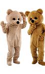 Costume Mascotte Ours M11Existe en :BEIGE,MARRON