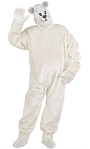 Costume Ours blanc S01Existe en :L-XL(Une seule taille)