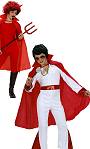 Costume Cape rouge 100Existe en :TU(Une seule taille)