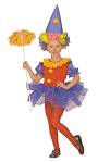 Costume Clown Ballerine D2 S015900Existe en :4A,5A