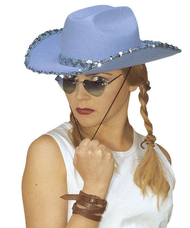 Chapeau Saloon AD2 bleu