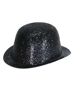 Chapeau Melon Paillet� Noir Mod1