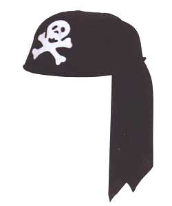 Chapeau Pirate Noir Ad Mod1