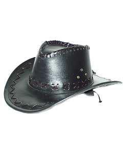 Chapeau Cow-Boy imitation Cuir AD1