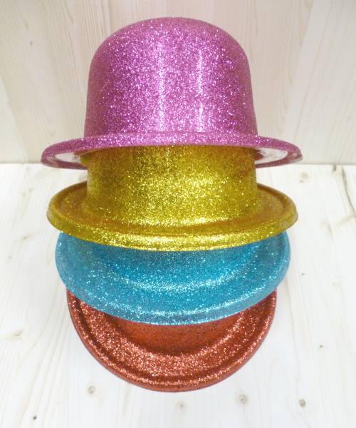 Chapeau Melon paillet� 3