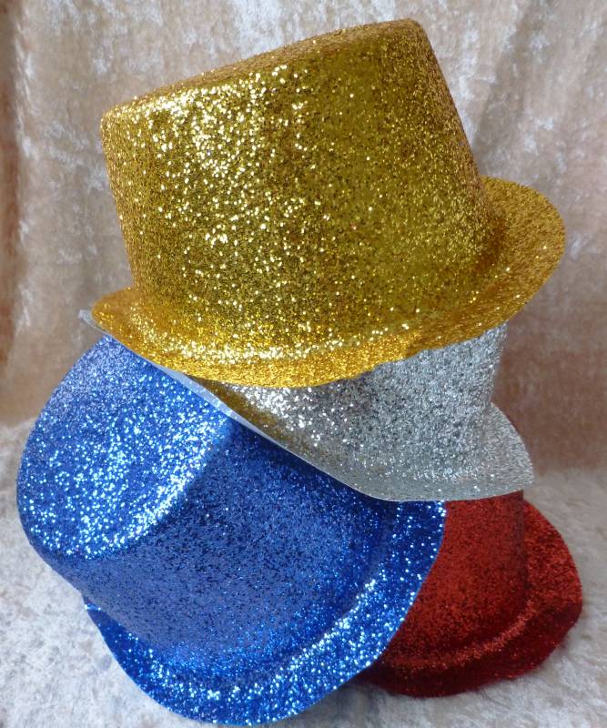 Chapeau Haut de forme paillet� 4