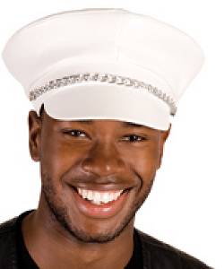 Chapeau Casquette Rocker blanc S018516