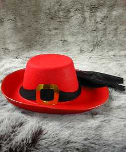 Chapeau Mousquetaire Enfant Rouge