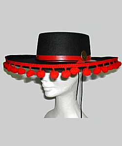 Chapeau Espagnol pompons