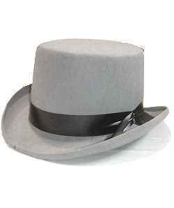 Chapeau Gibus gris