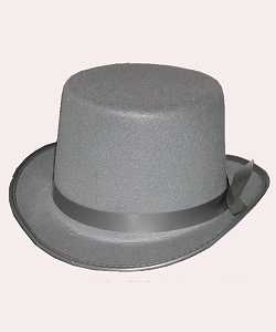 Chapeau Haut de forme gris