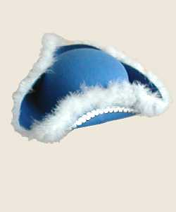 Chapeau Tricorne M5 bleu