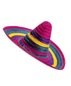 Chapeau Sombrero multico 50cm