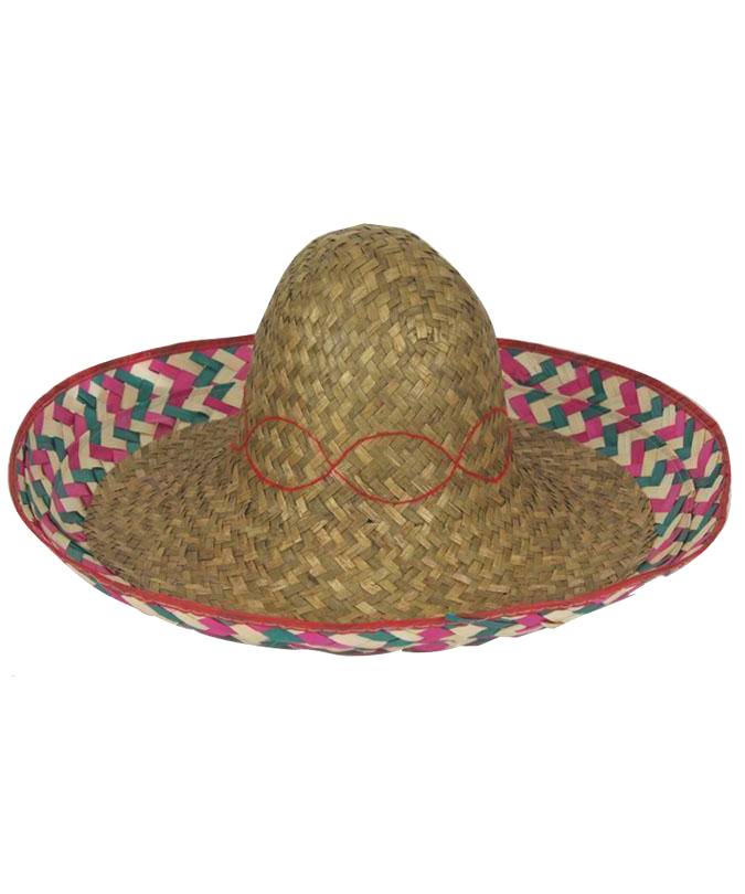 Sombrero Mexicain Naturel 52cm