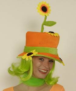 Chapeau Tournesol orange