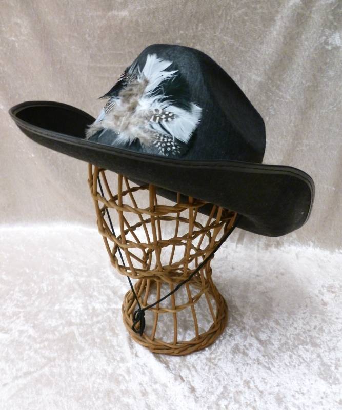 Chapeau Cow-Boy Dallas plumes