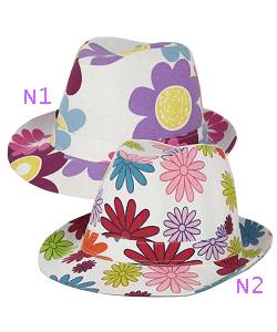 Chapeau Funk fleurs