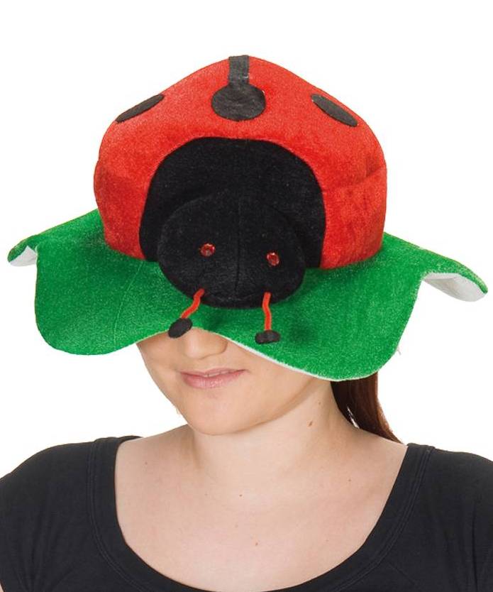 Chapeau Coccinelle sur t�te