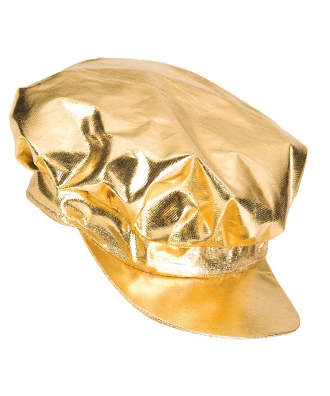 Chapeau Casquette m�tal or