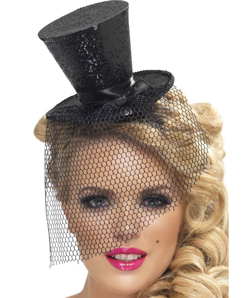 Chapeau Bibi cabaret noir