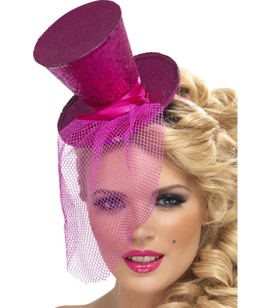 Chapeau Bibi cabaret fushia