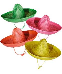 Sombrero mexicain couleur 50cm
