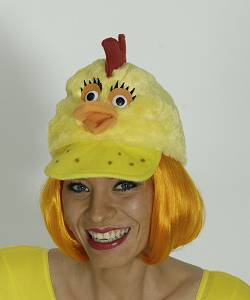 Chapeau Poule sur t�te