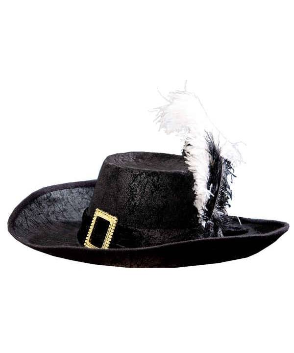 Chapeau Mousquetaire noir adulte AD6