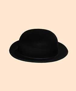 Chapeau Melon Enfant Floqu�-Vendu par 2