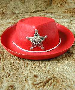 Chapeau CowBoy Enfant Rouge Mod1