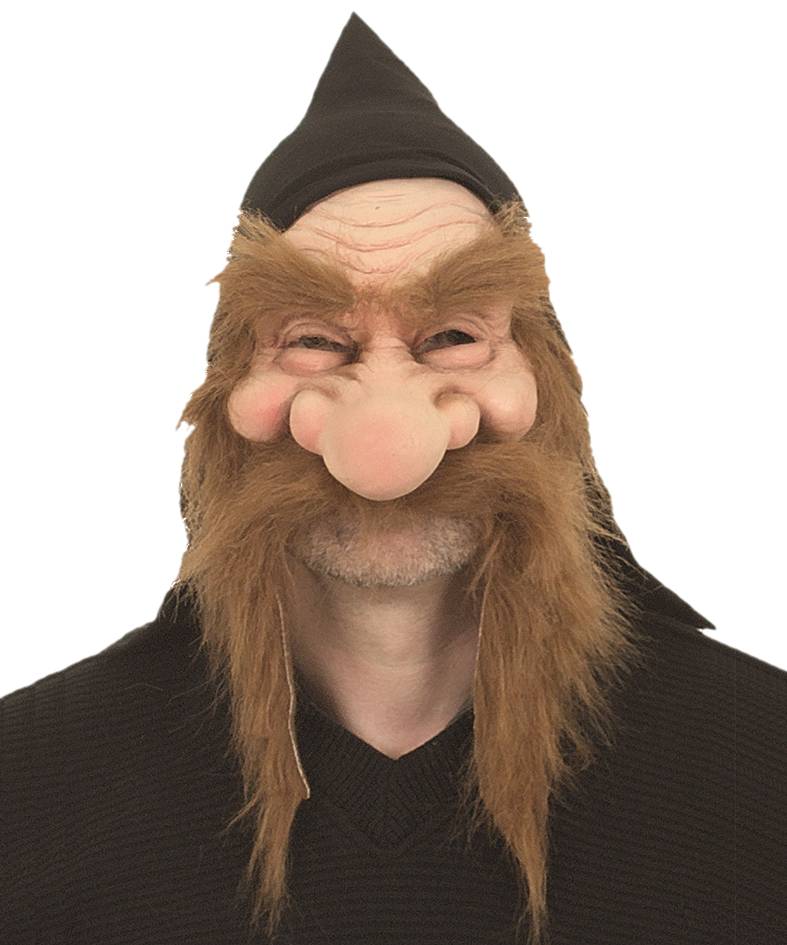 Masque de Gnome brun