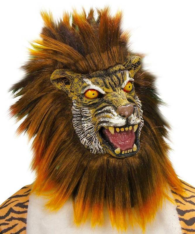 Masque Tigre peluche