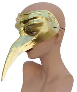 Masque v�nitien Or vendu par 2