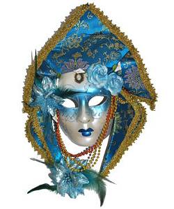 Masque Venise bleu M1