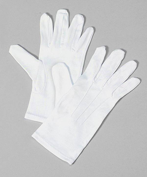 Gants blancs luxe