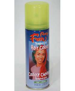 Bombe Cheveux Jaune Fluo 1