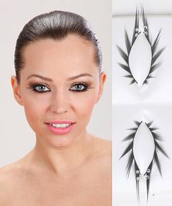 Faux cils strass
