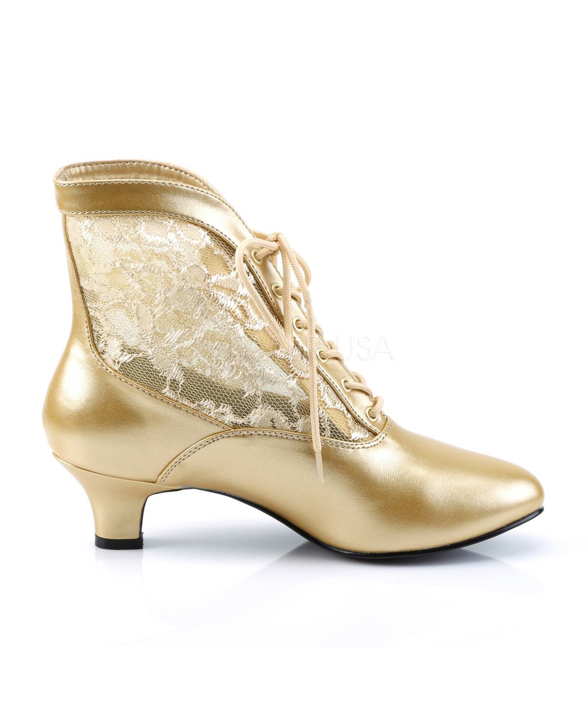 Chaussures Bottines Dame or