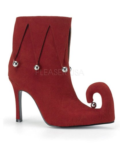 Bottines Elfette rouge