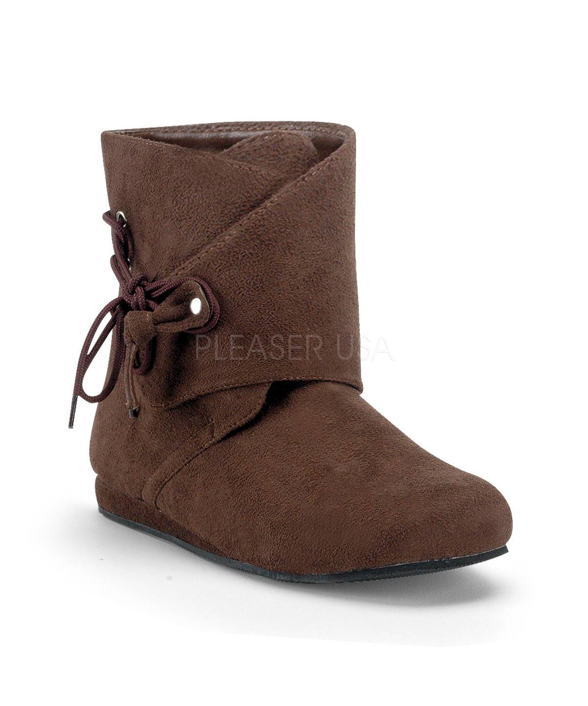 Boots m�di�vales brun T2 Tailles 41,5-47,5